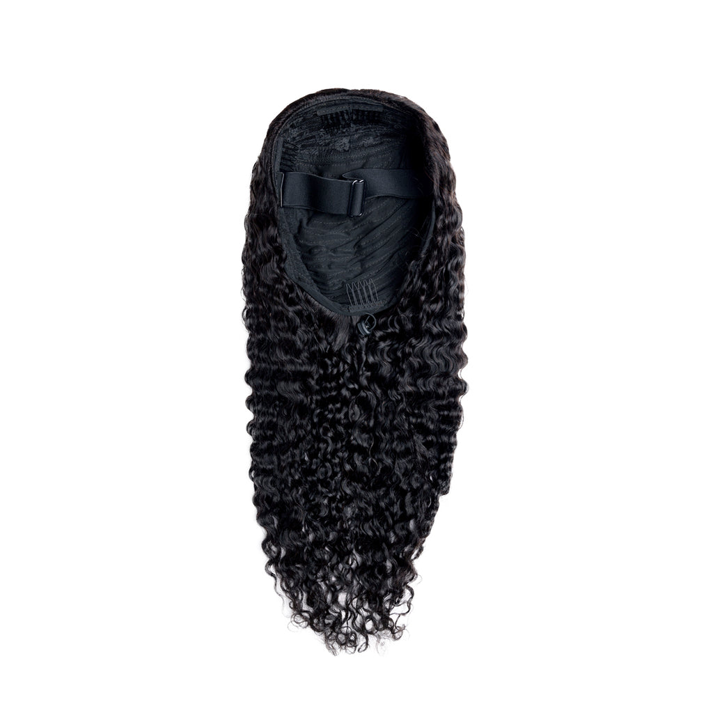 Burmese Curl 1B Half Wig